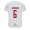 Maglia ufficiale Danimarca Andreas Christensen 6 Trasferta Mondiali 2022 per Uomo